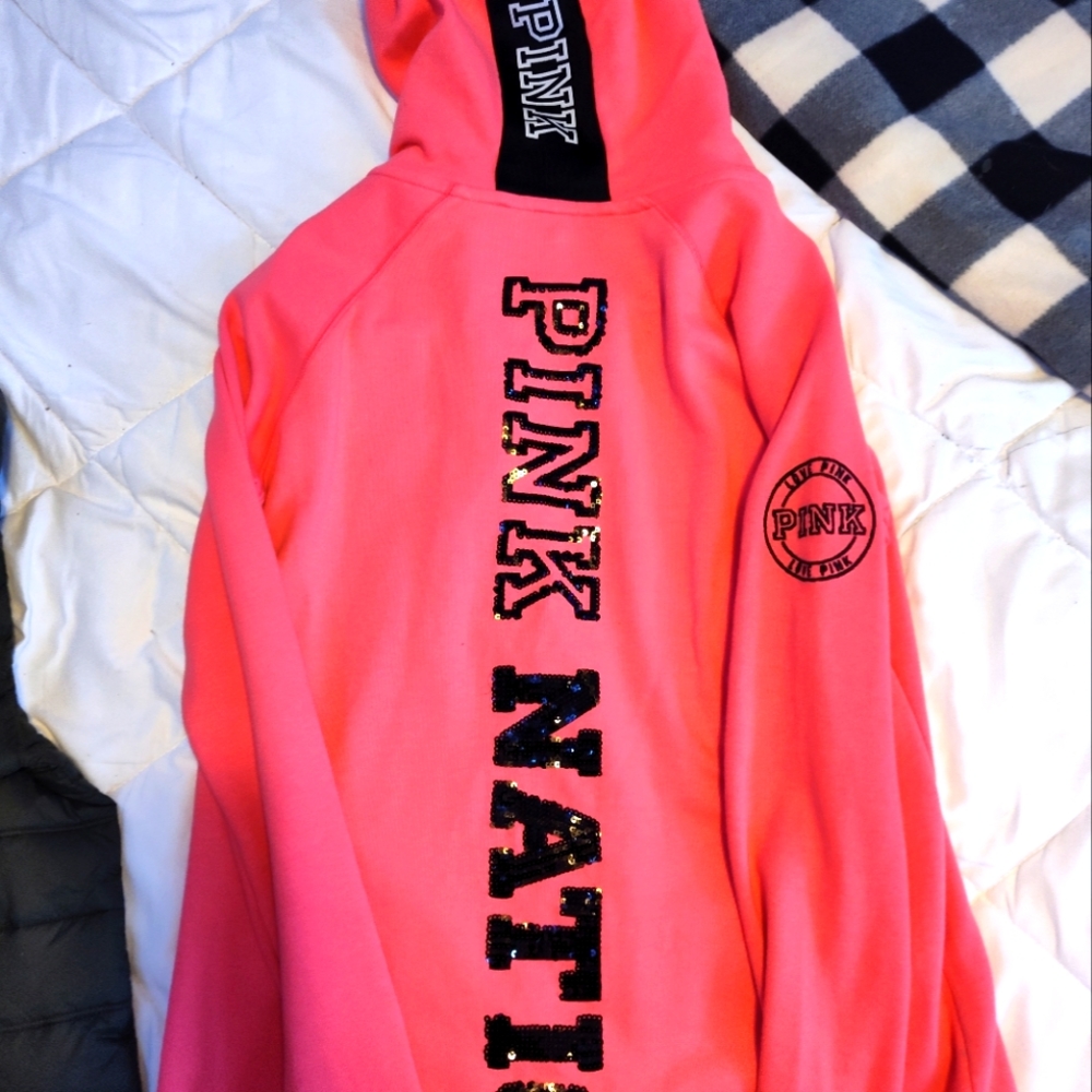 Exclusive Victoria's Secret Bling zip-up jacket